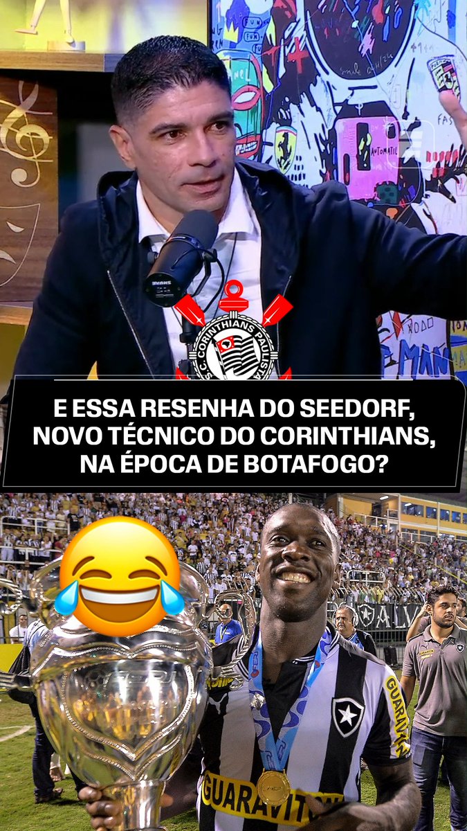 Novo comandante do Corinthians, Seedorf colecionou boas histórias na época do Botafogo... QUE RESENHA ABSURDA! 😂😂😂😂 Renato contou uma das resenhas no 'MunDu Meneses', no YouTube da ESPN Brasil, em 2024. #FutebolNaESPN #Corinthians #Seedorf #Botafogo