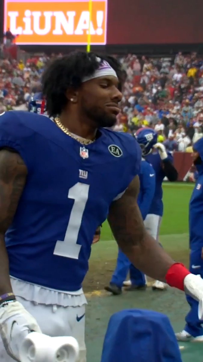 "I'm him!" Malik letting everyone know‼️ (via New York Giants)
