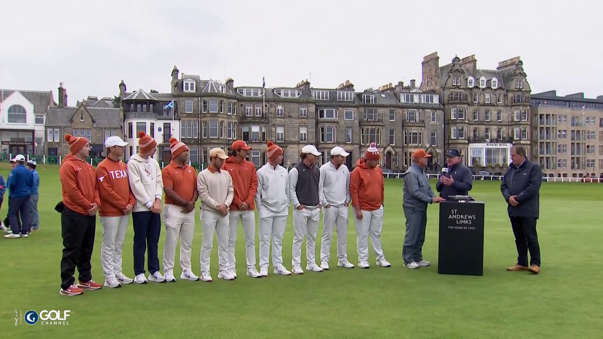 It's a Longhorn sweep at the Old Course 🧹🤘 Coach John Fields recaps his team's dominant win at the St Andrews Links Collegiate Texas Men's Golf