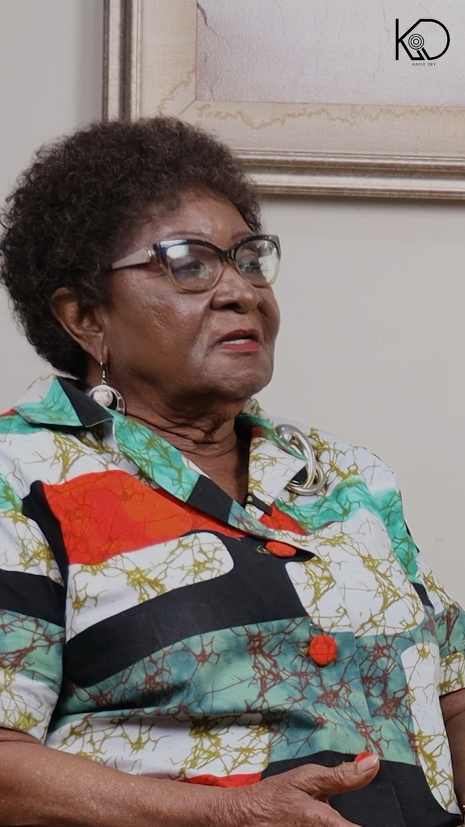 She is 93! Meet the founder of St. Martin de Porres School, Mrs. Florence Laast. Watch here #KafuiDeyInterviews