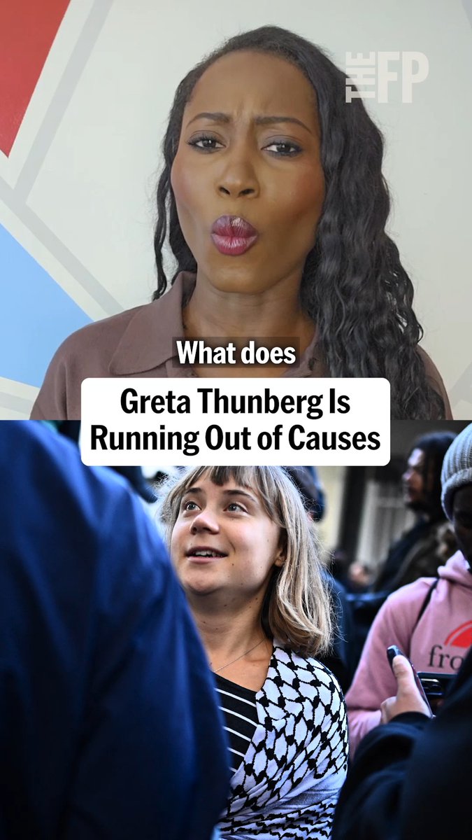 Has Greta Thunberg's climate movement become the "everything" movement? @EstherCKrakue digs into how Greta Thunberg's climate activism has become more focused on Palestine, trans rights, and social justice than the environment.
