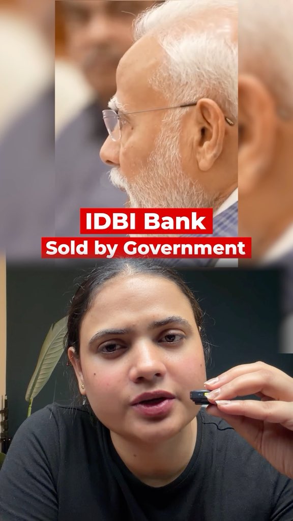 BREAKING: 🇮🇳 INDIAN GOVT SOLD IDBI BANK FOR ₹53,000 CRORE!