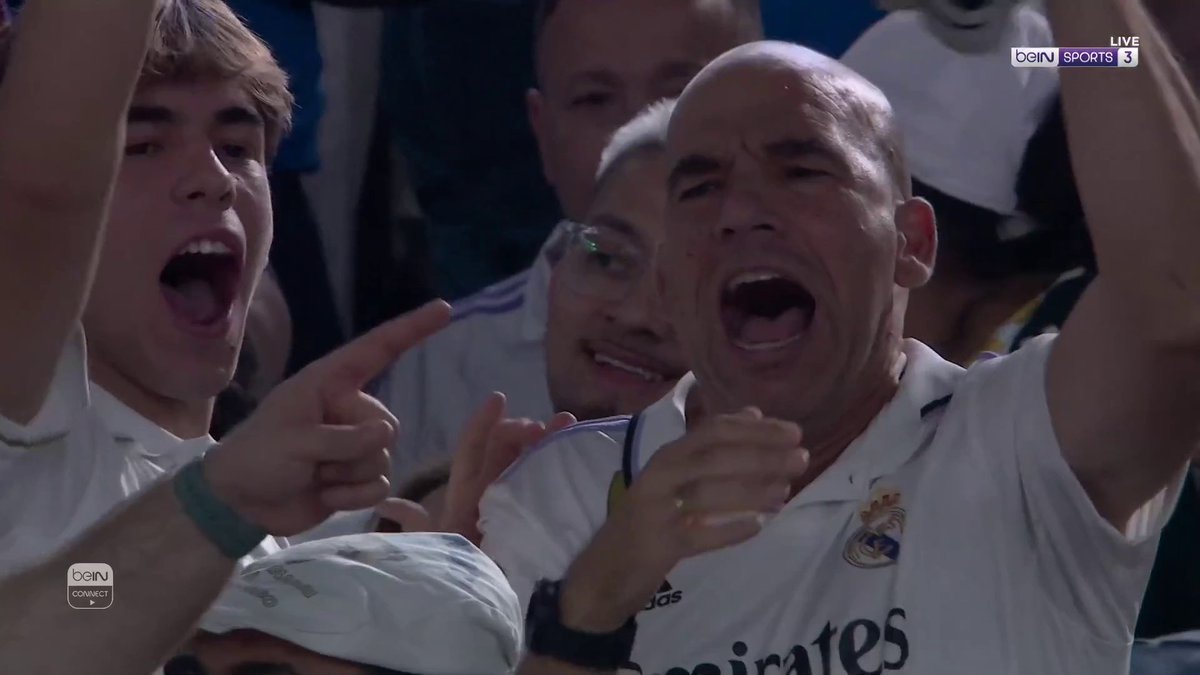 ⚪️👑 Kylian Mbappé levels it up for Real Madrid at the Stadio Olimpico! #RealMadrid