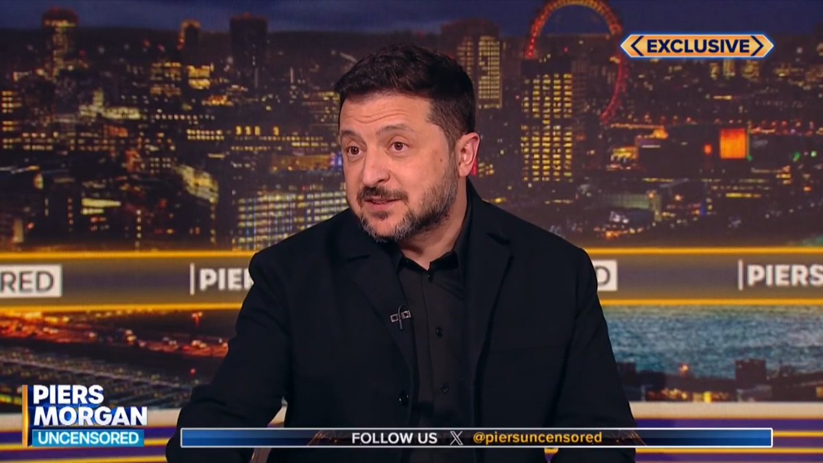 ‘Putin is losing on the battlefield - with all these losses, we stabilise the front!’ President Zelensky opens up about the amount of Russian casualties compared with Ukraine’s. 📺 Piers Morgan | Volodymyr Zelenskyy / Володимир Зеленський