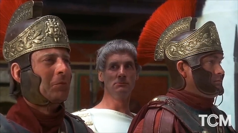 The extras cast as Pontius Pilate's soldiers in Monty Python's LIFE OF BRIAN ('79) were given no script prior to shooting one of the satire's most infamous gags. With their only instruction being "to not laugh" – the actors' reactions were genuine. See it tonight at 10pm ET.