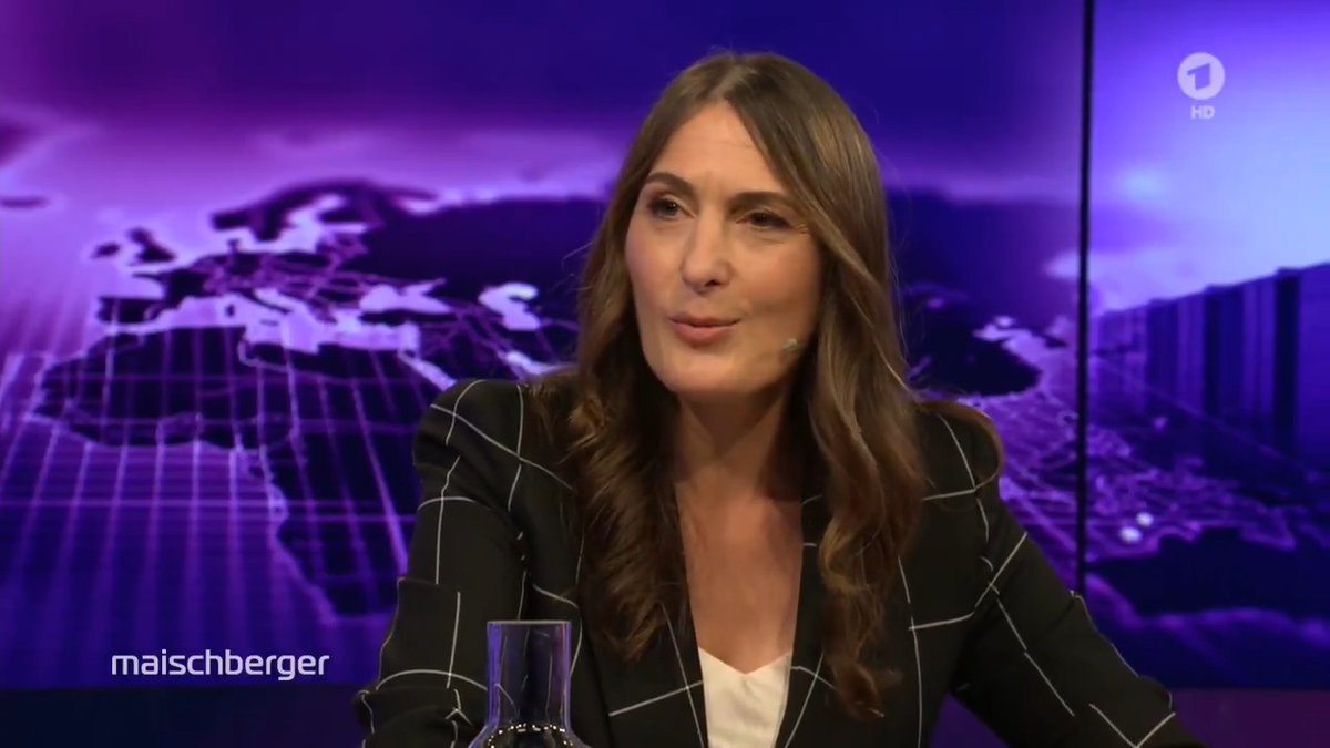 „Wir brauchen null russisches Gas. Alle anderen können liefern“, erklärt Anja Kohl, wir hätten keine Versorgungslücke. Zudem sei russisches Gas nicht billig: „Es ist eine der teuersten Energieformen derzeit.“ #maischberger