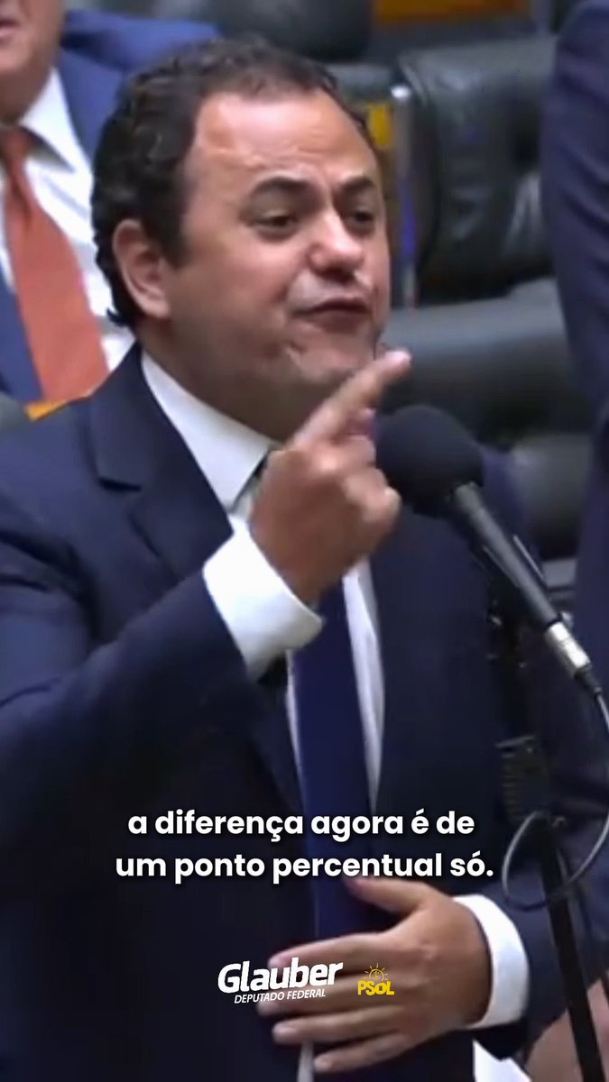 OLHA A NOTÍCIA QUE GLAUBER DEU NO PLENÁRIO DA CÂMARA. Escreve nos comentários A VIRADA CHEGOU e vamos fazer essa energia chegar a todo Brasil!