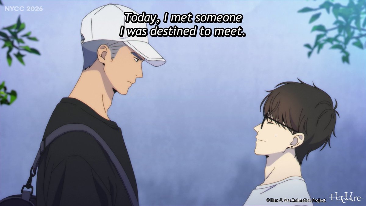 Your exclusive first look at Here U Are, coming soon to Crunchyroll! ✨