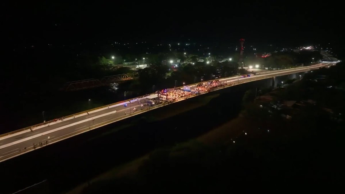 Inauguración puente binacional General Manuel José Arce