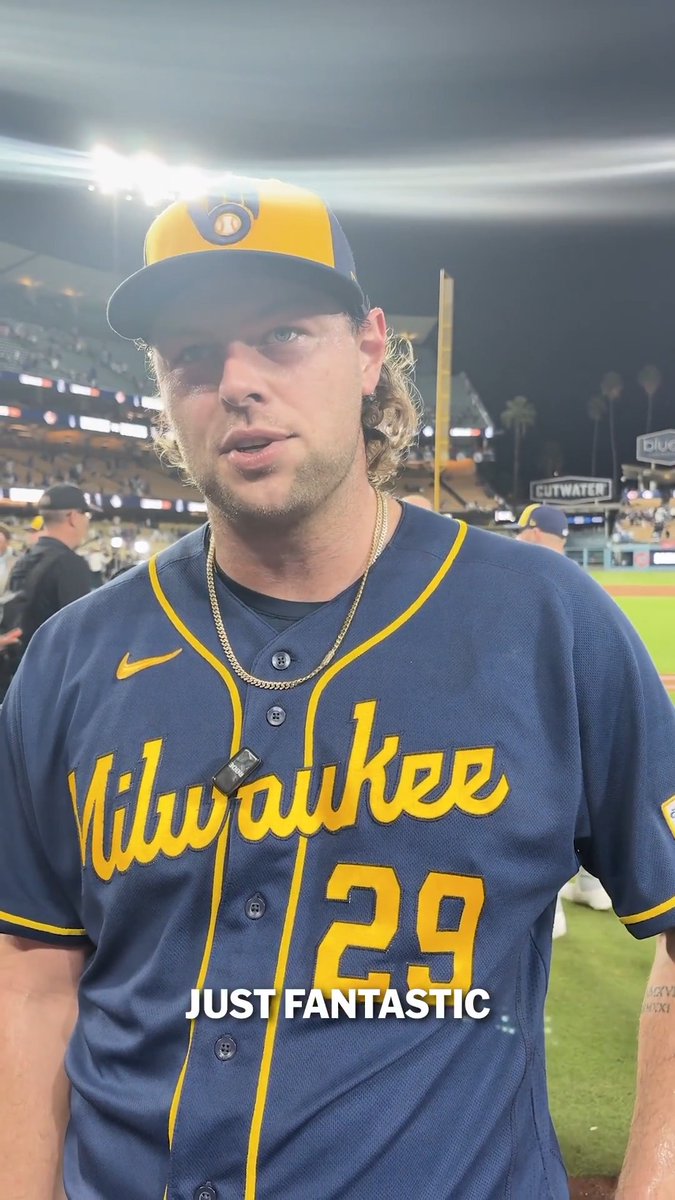 Trevor Megill helped get the Brewers one step closer to the National League pennant 🤩