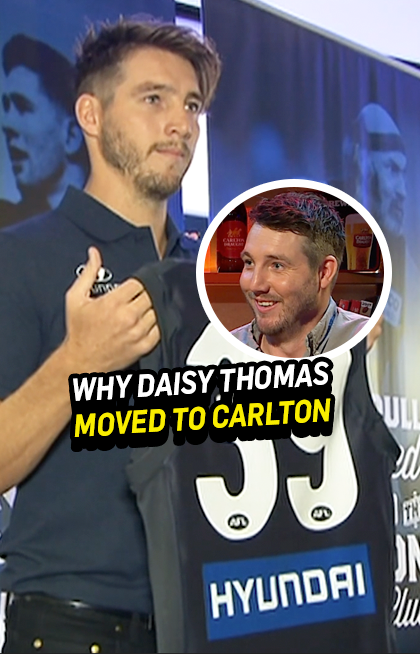 Few players have had a more controversial club swap than Dale Thomas. #TheFrontBar 📺