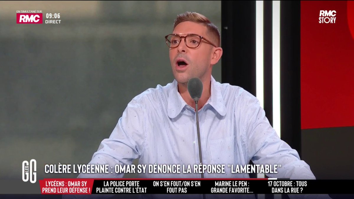 💥 Crise lycéenne : Omar Sy dénonce la réponse « lamentable » des autorités. 🗣️ Sam Zirah : "Bravo Omar Sy ! Ce n'est pas parce qu'il vit à l'étranger qu'il est déconnecté. Ce n'est pas parce qu'il vit à l'étranger qu'il n'a pas le droit de parler de ce qu'il a connu !" #GGRMC