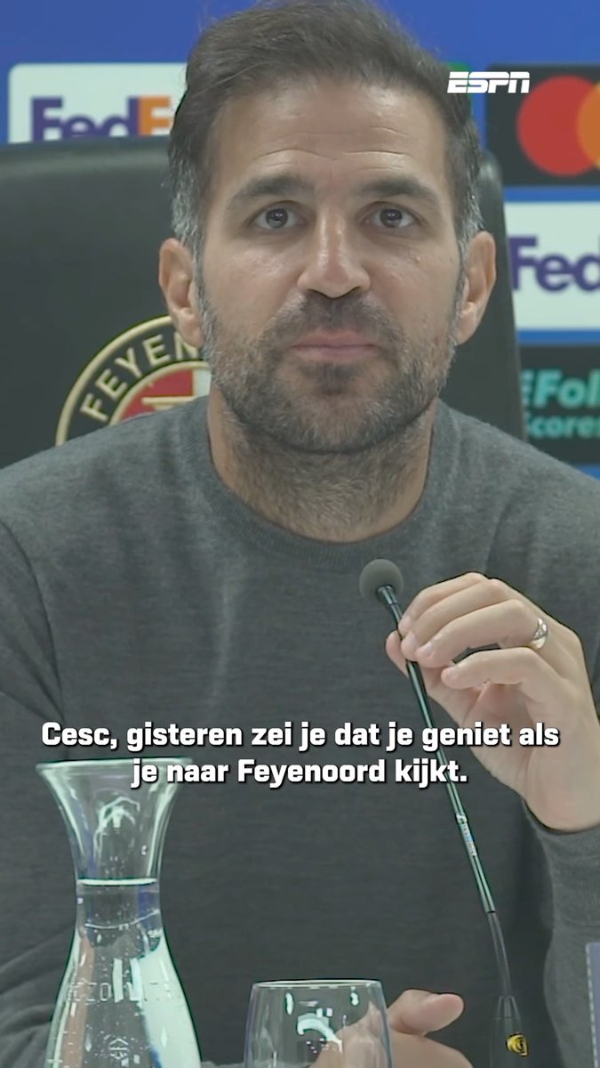🇪🇸😳 𝗖𝗘𝗦𝗖 𝗙𝗔̀𝗕𝗥𝗘𝗚𝗔𝗦 (𝟯𝟵) about Anis Hadj Moussa after his loss against Feyenoord: "Moussa is a differential player. We still don’t have players like him who make the difference at this level"
