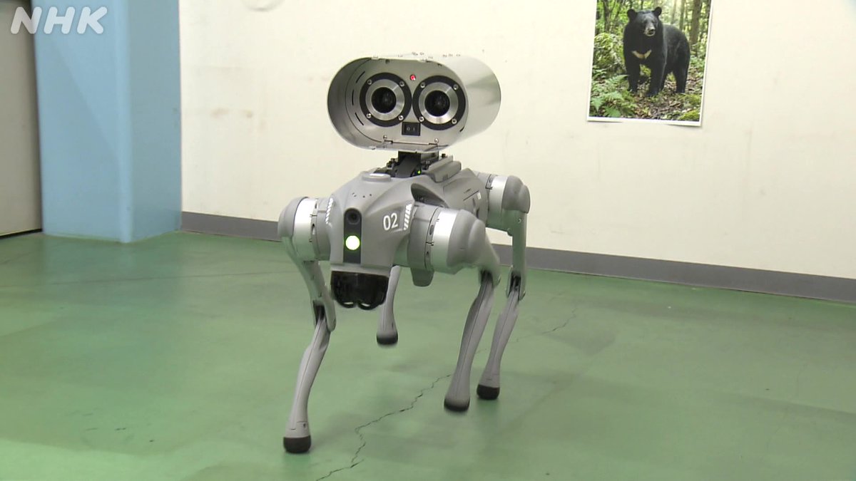 クマ追い払うAI搭載ロボット開発 来年にも実証実験へ 群馬県 詳しくは#ほっとぐんま630で!!