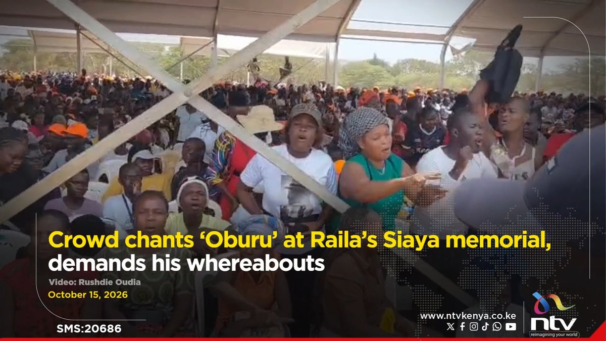 Drama as ODM supporters at Raila Odinga’s commemoration demands to see Youth Leader Oburu Odinga.