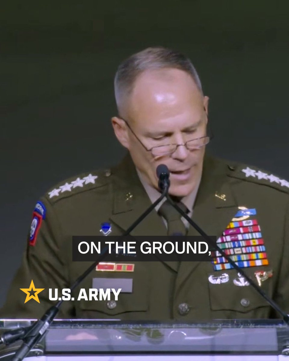 Acting Chief of Staff Gen. Chris LaNeve: “If deterrence fails, and the Army is asked to do the most trying and intensely human task, our Army – your Army – will answer that call. And I hold that sacred…THIS WE WILL DEFEND!” #AUSA2026
