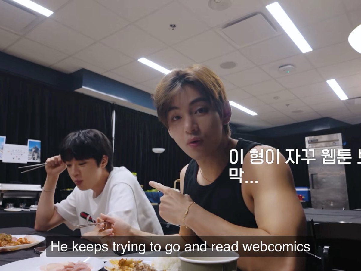 Taehyung loves annoying Jin 😭😭