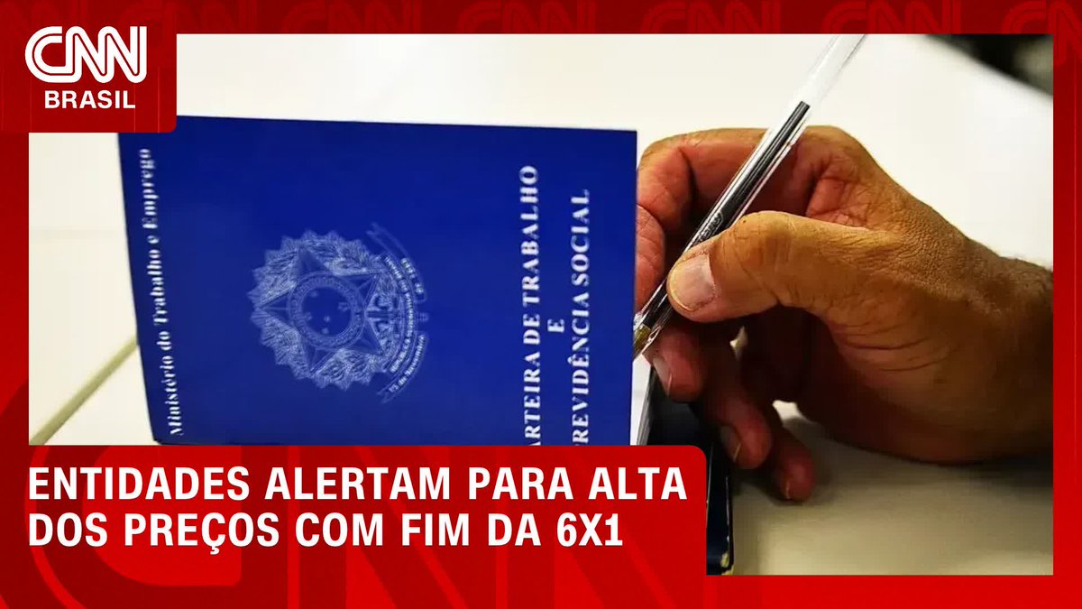 Entidades alertam para alta dos preços com fim da 6x1; assista #CNNMercado