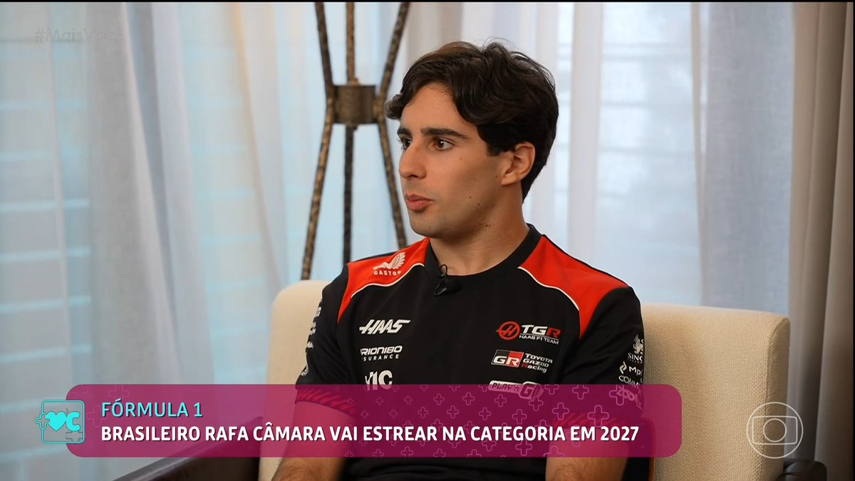 Rafa Câmara revela quem é sua maior inspiração na Fórmula 1 💃✨ #MaisVocê #TVGlobo