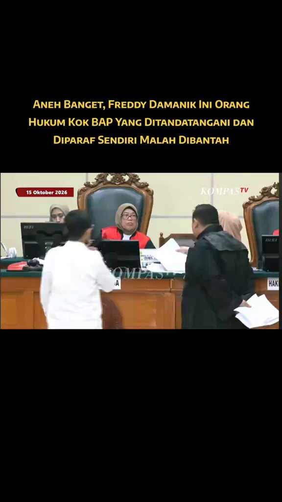 Keterangan saat BAP dan saat didepan Hakim Persidangan berbeda. Ini gimana seh Termul. Hakimnya rada rada gimana gak seh sejak dari awal. 🤔😳