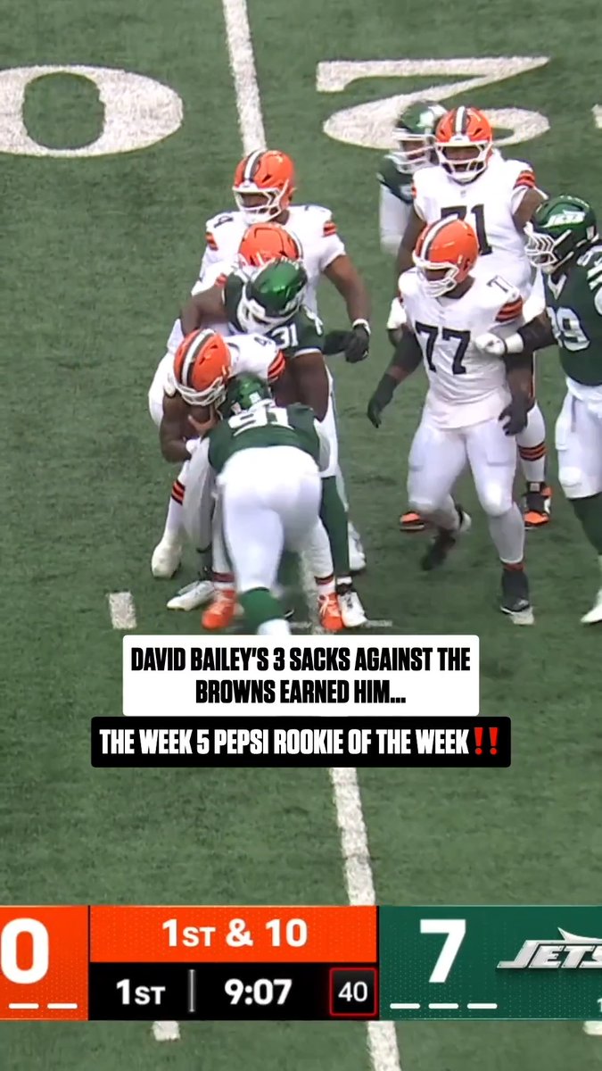 David Bailey was a man on a mission in Week 5 🔥 @Pepsi
