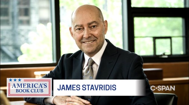 Fmr Supreme Allied Commander James Stavridis (Admiral James Stavridis, USN, Ret.) on drone technology: "The United States has been behind and unmanned in general...The Ukrainians are building a million drones a month." America's Book Club - Sunday at 6pm ET on C-SPAN