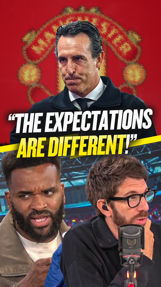 👀 "The expectations are different!" 🤔 "I'd like to see him have another go!" Andy Goldstein & Darren Bent debate if Unai Emery could manage Man United?!