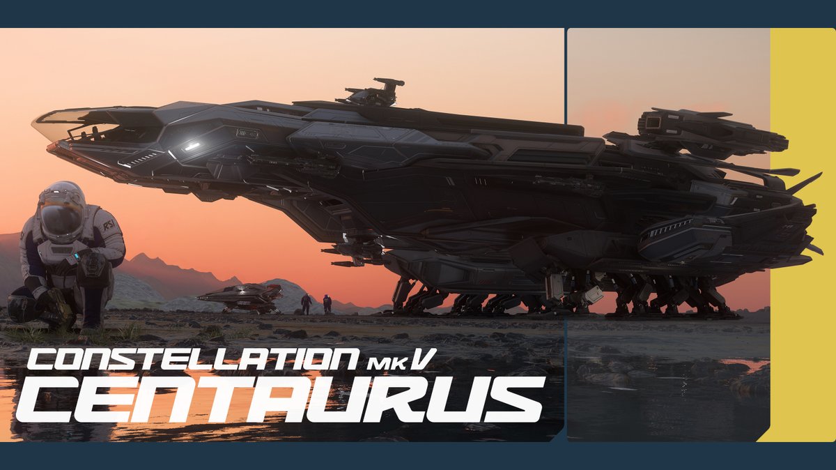 The next generation of RSI is here. 💠 Take a closer look at the Constellation Mk V Centaurus - a multi-role, multi-crew evolution of one of RSI's most beloved ships. Meet the Future: