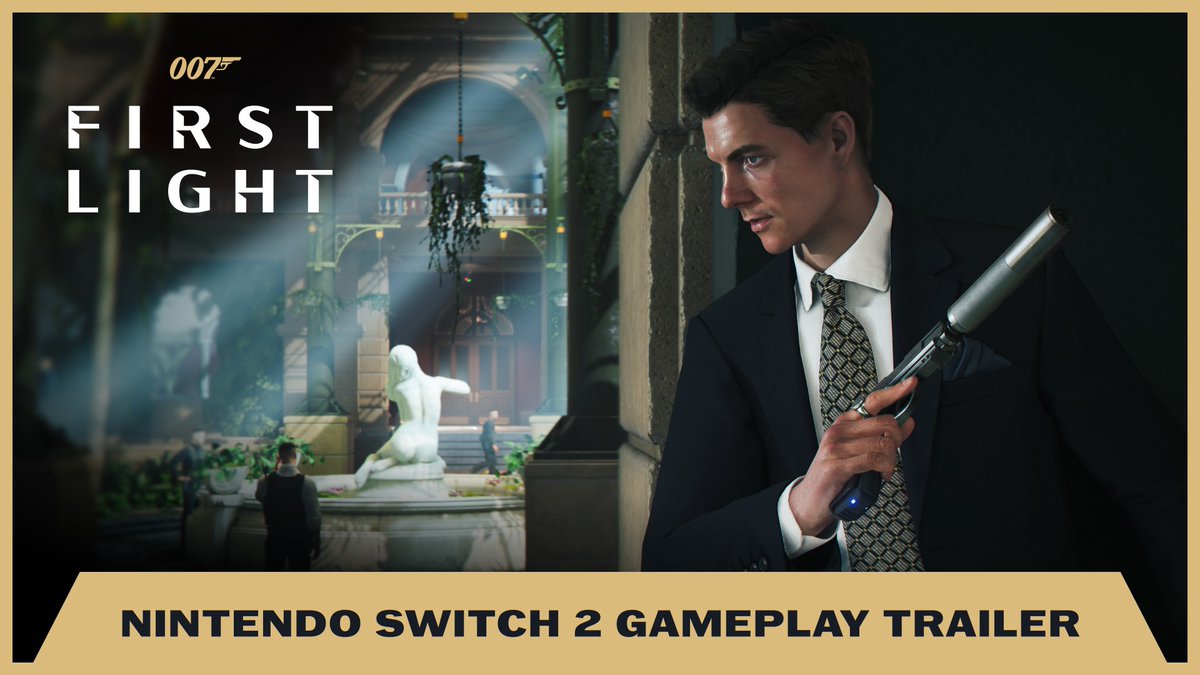 Take 007 First Light with you, wherever you go. Experience a James Bond re-imagined origin story on Nintendo Switch 2, launching on March 18, 2027. Pre-order now to get The GoldenEye Suit at launch. #007FirstLight #EarnTheNumber