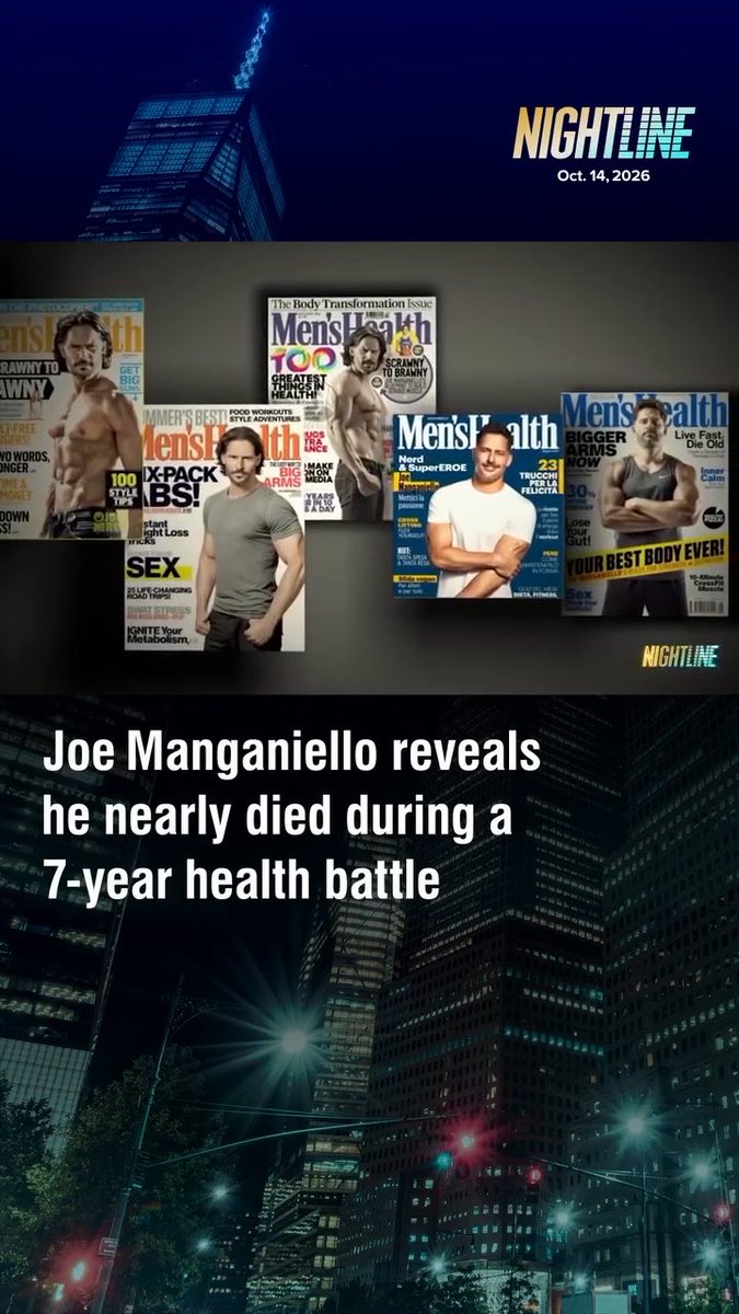 “True Blood” actor Joe Manganiello details his brutal fight with an autoimmune disorder in his new book BLOODLINES. Via Nightline
