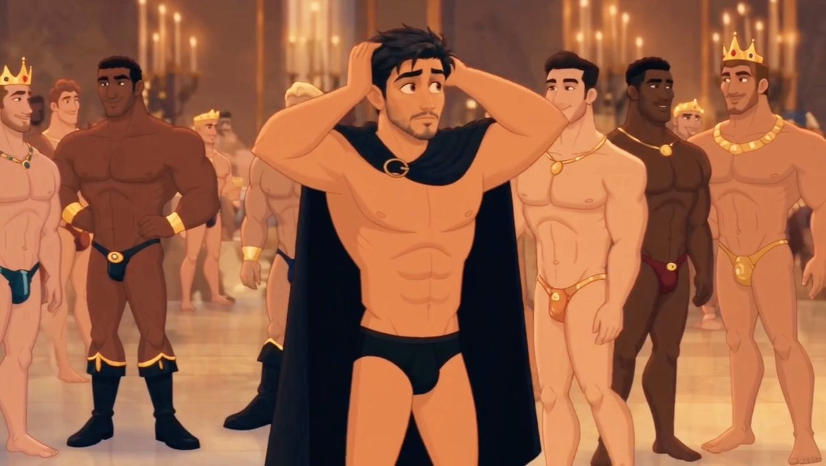 Once upon a bulge, Prince Thomas attended his first underwear party... and his nervous system fled the kingdom.
