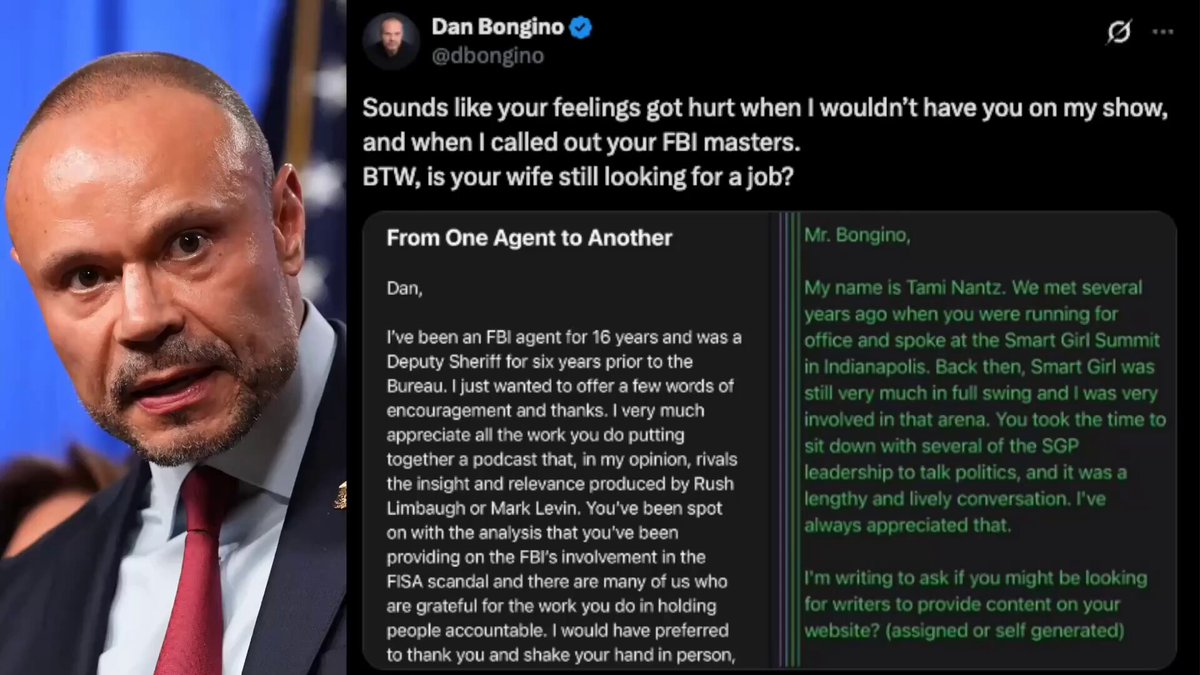 You really gotta wonder... what do they have on Daniel "292 days" Bongino? This is from his radio show June 14, 2023. "We always have receipts."