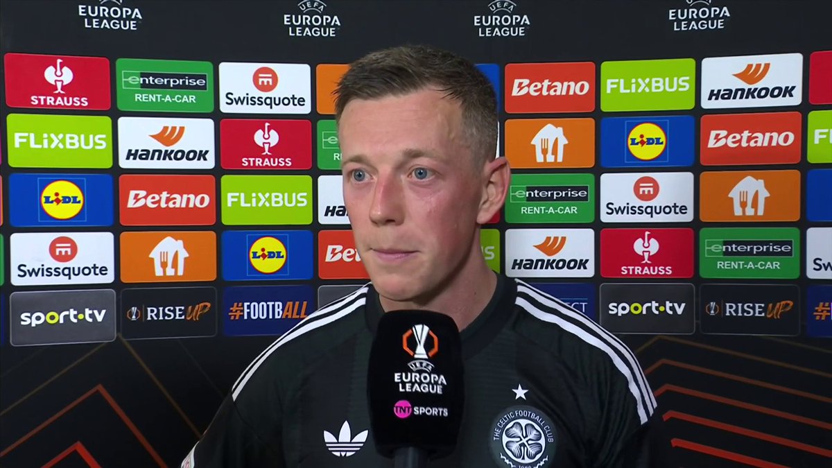 Callum McGregor reflects on a tough night away for Celtic in the Europa League 🍀 🎙️ Becky Ives | 📺 Stream now on TNT Sports &amp; HBO Max