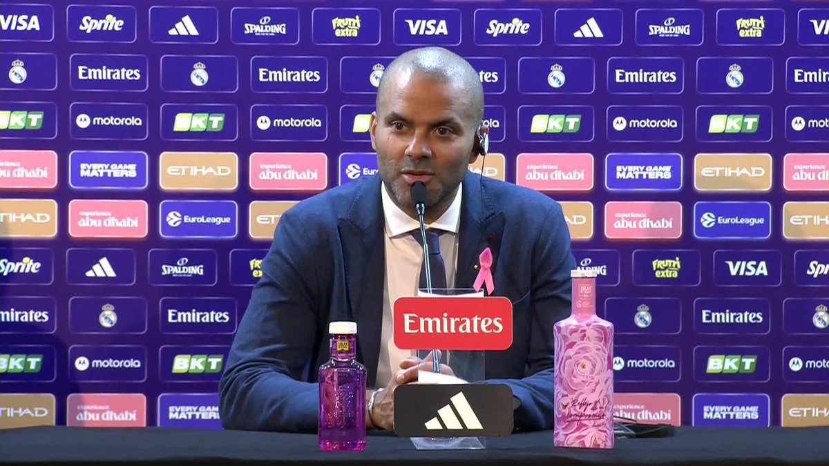 When your idols become your rivals... A great interview with Tony Parker during the post game press conference, speaking about Andres Feliz and Theo Maledon 👏
