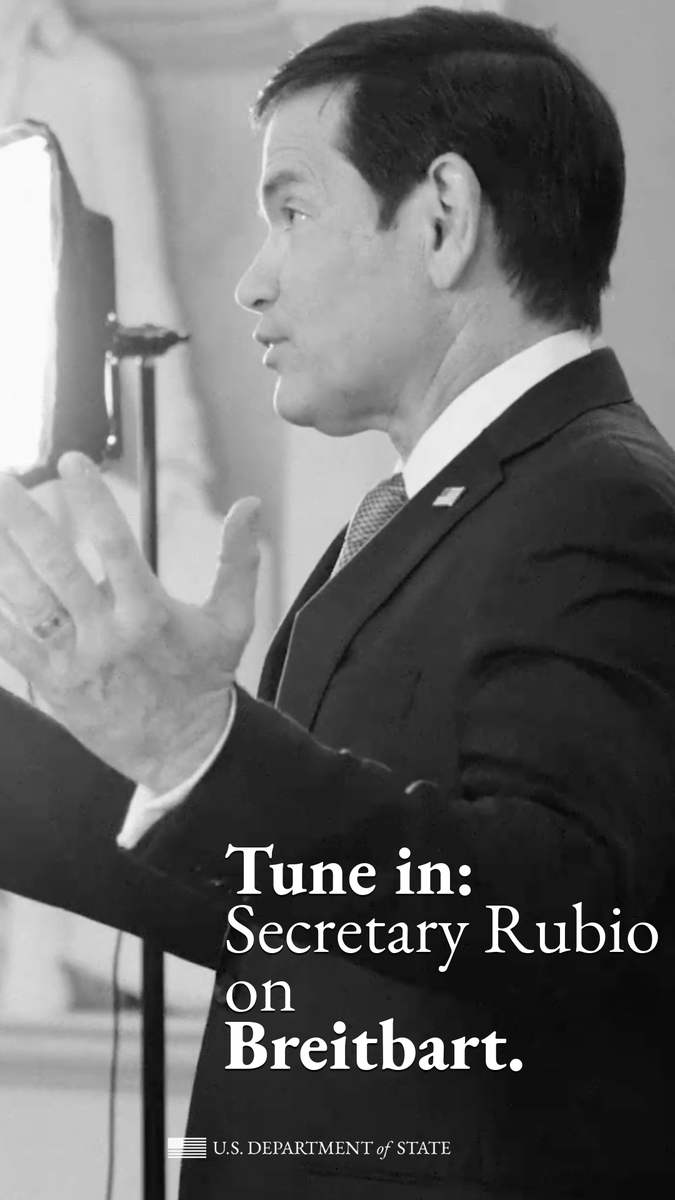 TUNE IN: Secretary Marco Rubio sits down with Breitbart News