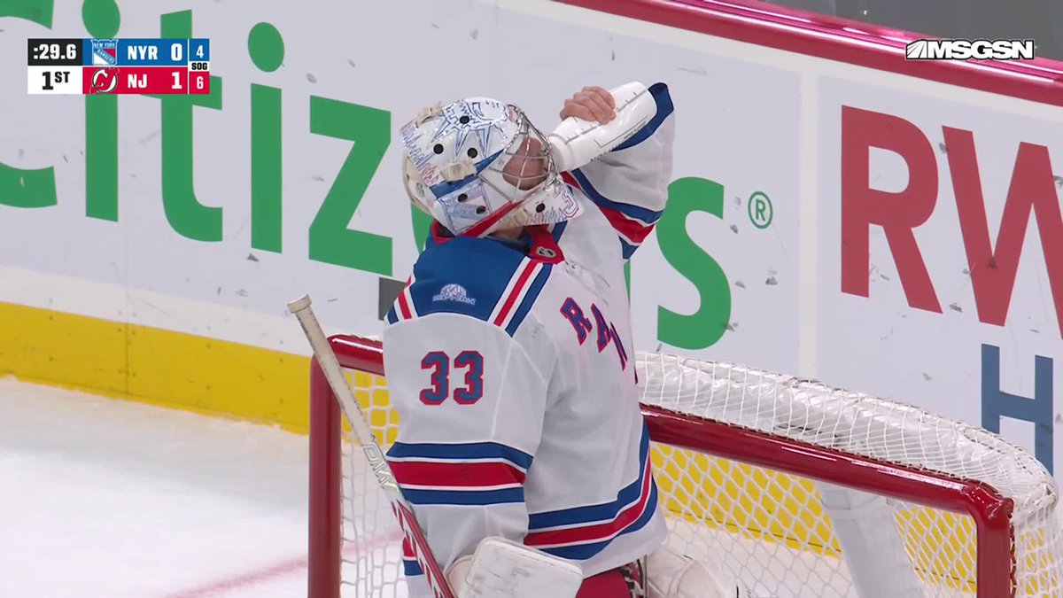 Rodrigues gets us started in the Hudson River Rivalry after a NYR turnover 😤