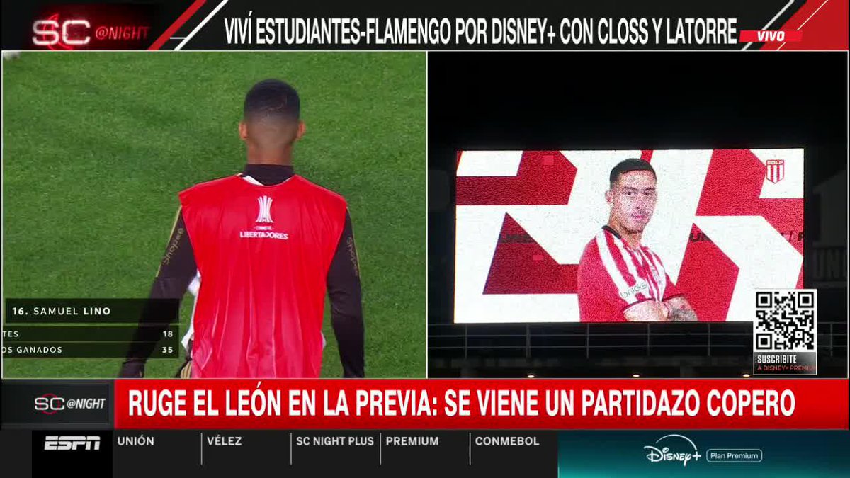 Pocas veces vi esto. Funes Mori se mandó un poco enorme la fecha pasada en Estudiantes. Hoy es titular con Flamengo porque Rojo no está, tampoco Palacios ni G. Pirez. Se vino abajo el estadio ovacionándolo. Hermoso respaldo.