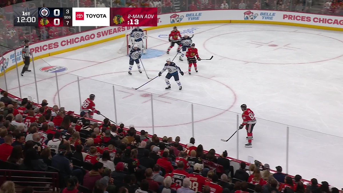 CONNOR BEDARD'S FIRST GOAL AS THE @NHLBLACKHAWKS' CAPTAIN‼️ AND PATRICK KANE'S 895TH ASSIST‼️