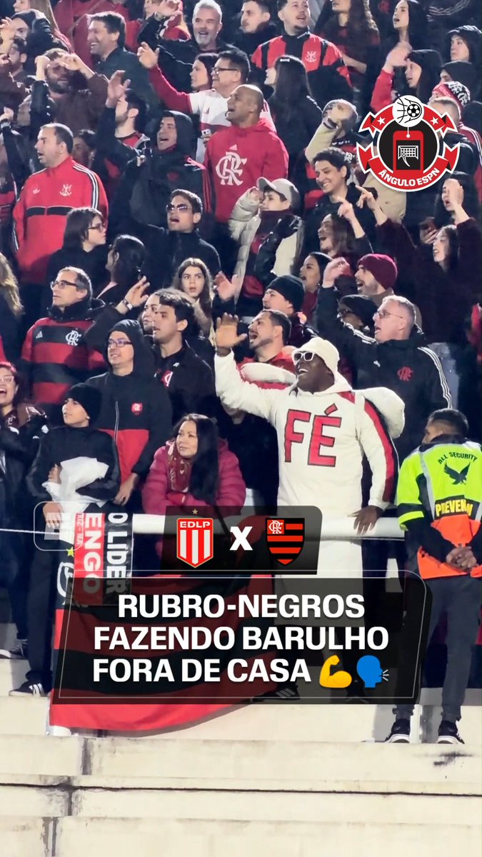A fé 🙏 é rubro-negra e se faz presente no estádio UNO, em La Plata Acompanhe agora, AO VIVO, Estudiantes de La Plata x Flamengo pela ESPN no Plano Premium do #DisneyPlus #CONMEBOLLibertadores #Estudiantes #Flamengo #LibertadoresNaESPN