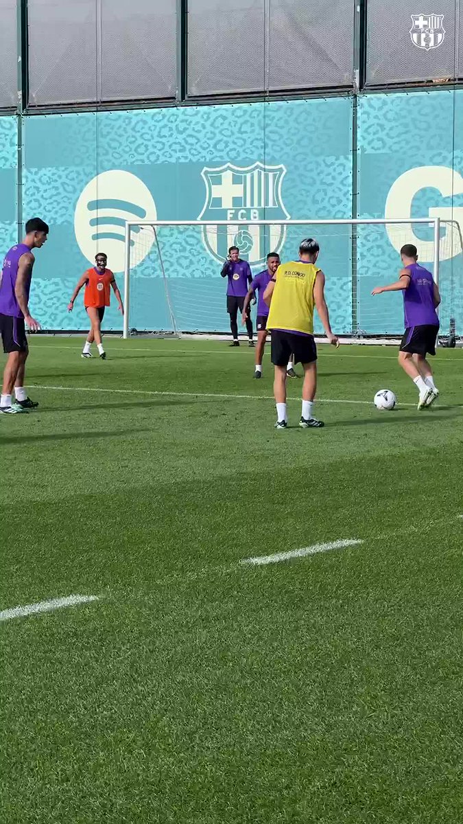 Gabriel Jesus couldn't stop scoring in the training session