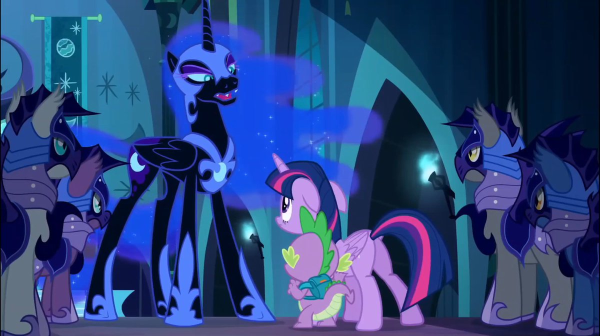 Las apariciones de Nightmare Moon fueron contadas, cortas y unas completas joyas.