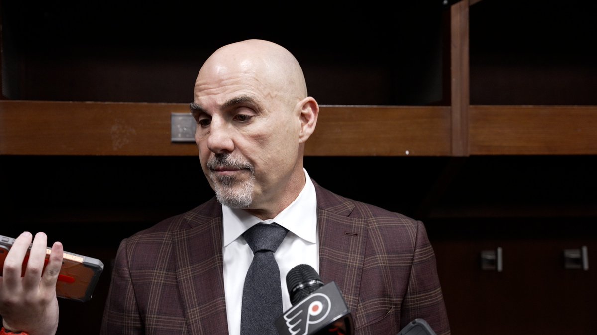 Hear from head coach Rick Tocchet following #PHIvsDET.