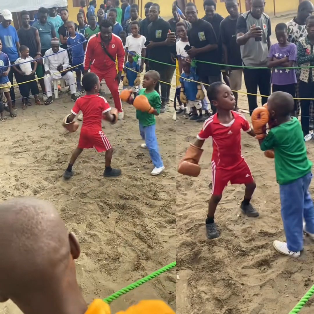 Boxing F!ght Between Two Young Children🙆♂️🙆♂️