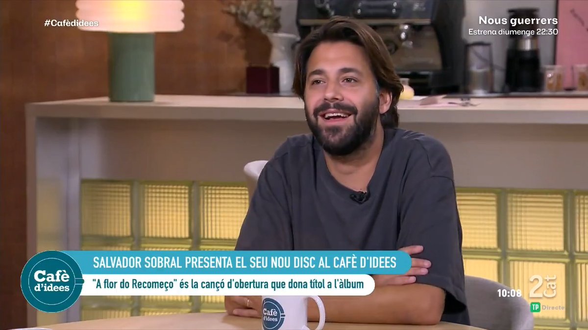 ☕ Salvador Sobral explica que la seva filla no parla en castellà tot i viure a Barcelona 🗣️ "La gent a Portugal no ho entén. No els entra al cap" 📲