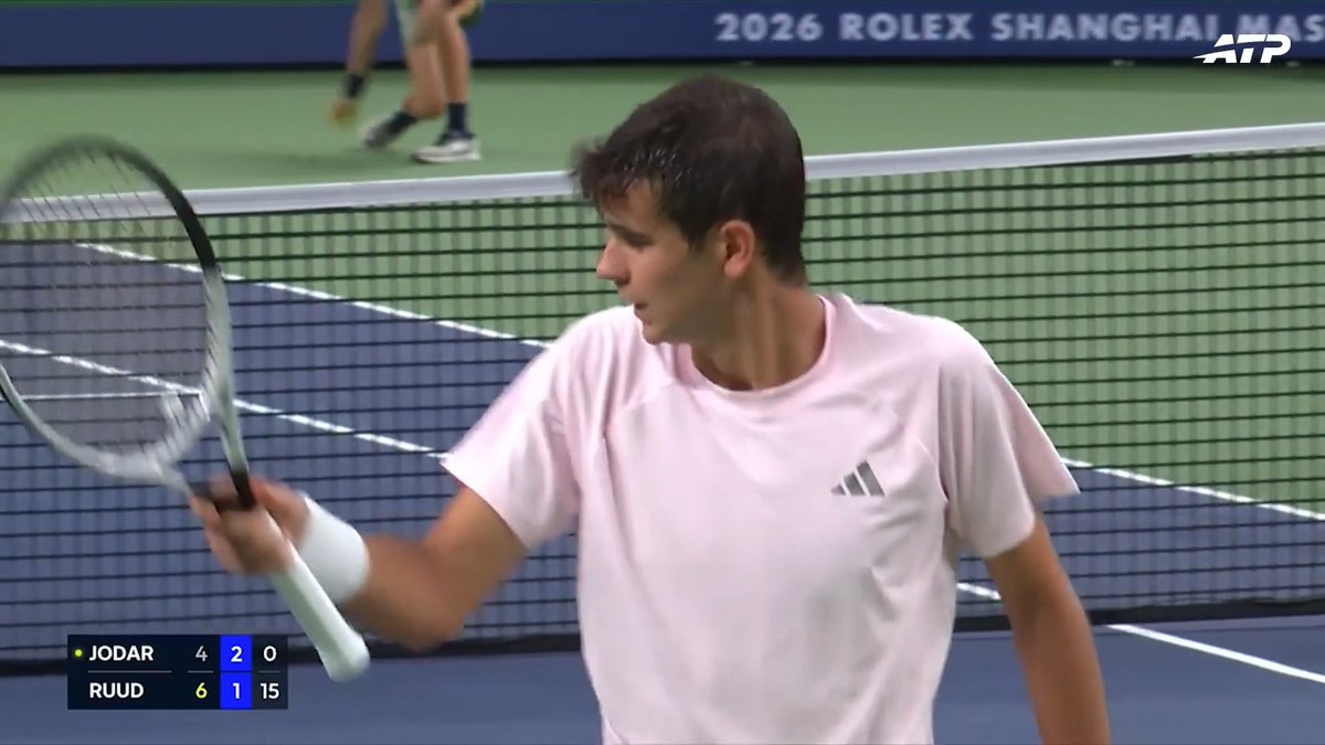 When Rafael Jodar saves the best for last 🤯 Rolex Shanghai Masters | #RolexShanghaiMasters