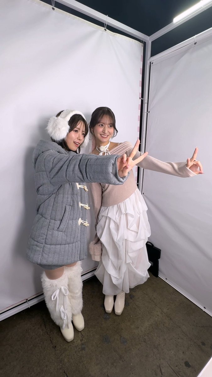 #ガルアワ2026AW バックステージプリ📸♥️ 金川紗耶(乃木坂46)&筒井あやめ(乃木坂46) 乃木坂46 #人生4カット 人生4カット(インセンネコッ) ─────── 次回 #ガルアワ2027SS 🌈✨ 4月29日(木・祝)代々木第一体育館にて開催🪩♡