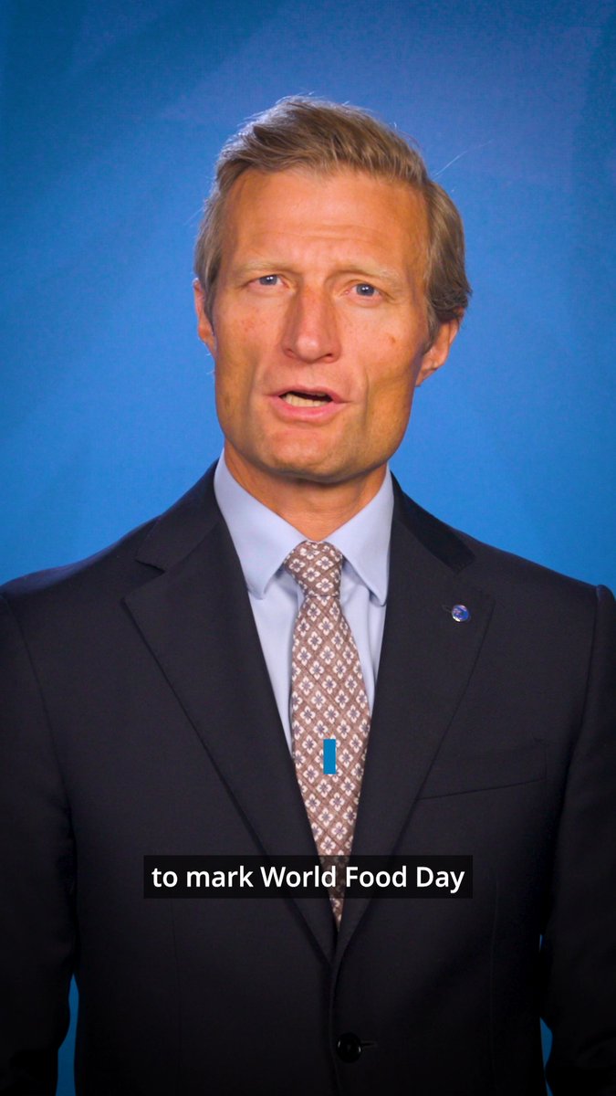 This #WorldFoodDay, let’s turn solutions into action. The solutions to get ahead of hunger already exist. With innovation, partnerships and resources, we can reach people faster and help communities prepare for the shocks ahead. Hear from Acting Carl Skau Carl Skau 👇