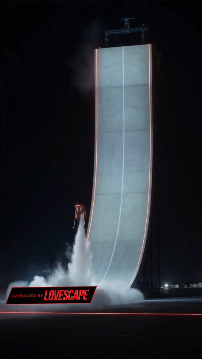 Tesla Roadster: thrusters, a flip, a landing. Lovescape Roadster: same, no car. sound on! ๐ #nsfw #tesla #roadster #flyingcar