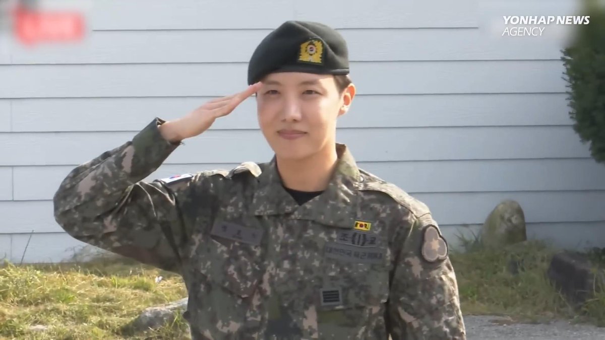 J-hope was discharged from the military 2 years ago today !!
