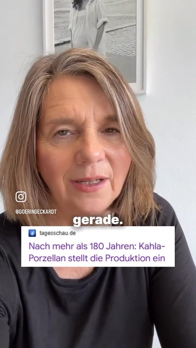 Tja Katrin, solche Unternehmen gehen genau wegen deiner „grünen Energiewende“ pleite. Hat Dir noch niemand gesagt, dass eine Porzellan-Fabrik viel Strom verbraucht?
